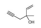 3-methylhex-1-en-5-yn-3-ol Structure