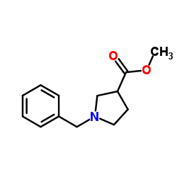 Methyl N-Benzyl-3-pyrrolidinecarboxylate Structure