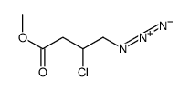 methyl 4-azido-3-chlorobutanoate Structure
