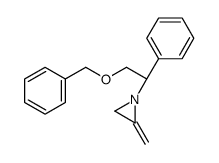 2-methylidene-1-[(1S)-1-phenyl-2-phenylmethoxyethyl]aziridine结构式