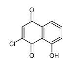 2-chloro-8-hydroxynaphthalene-1,4-dione结构式