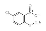 4-Chloro-2-Nitrothioanisole结构式