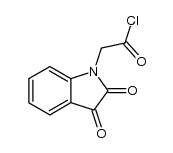 (2,3-dioxo-indolin-1-yl)-acetyl chloride结构式