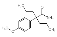 2-(4-methoxyphenyl)-2-propyl-pentanamide结构式