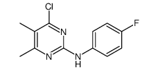 4-Chloro-2-(4-fluorophenylamino)-5,6-dimethylpyrimidine picture