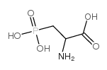 DL-2-氨基-3-膦酸丙酸(AP3)结构式