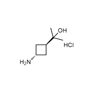2-[反式-3-氨基环丁基]丙-2-醇盐酸盐结构式
