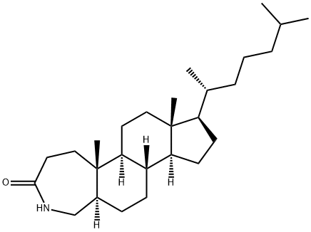 4-Aza-A-homo-5α-cholestan-3-one结构式