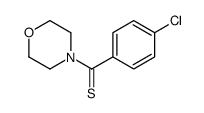 (4-chlorophenyl)-morpholin-4-ylmethanethione Structure