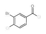 3-溴-4-氯苯甲酰氯结构式