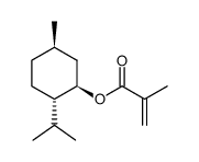 甲基丙烯酸-L-薄荷酯结构式