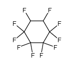 1H,2H-decafluorocyclohexane结构式