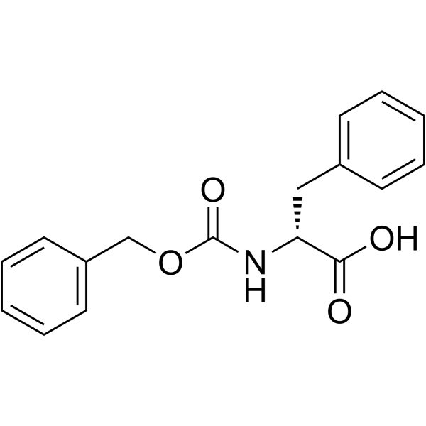N-CBZ-D-苯丙氨酸结构式