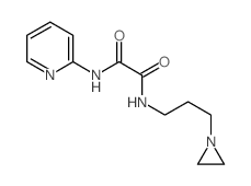 Ethanediamide, N1-[3-(1-aziridinyl)propyl]-N2-2-pyridinyl- Structure