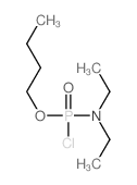 Phosphoramidochloridicacid, diethyl-, butyl ester (8CI)结构式