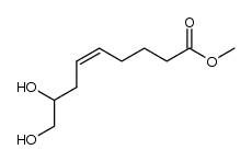(Z)-methyl 8,9-dihydroxynon-5-enoate结构式