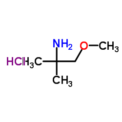 2-Methoxy-1,1-dimethylethylamine hydrochloride structure