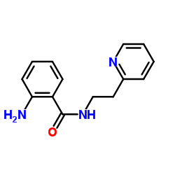 2-氨基-N-[2-(2-吡啶基)乙基]苯甲酰胺结构式