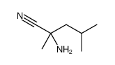 2-氨基-2,4-二甲基戊腈结构式