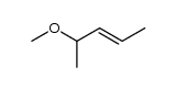 3-penten-2-yl methyl ether结构式