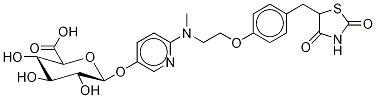 5-羟基罗格列酮β-D-葡糖醛酸结构式