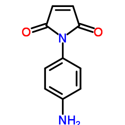 N-(4-氨苯基)马来酰亚胺结构式