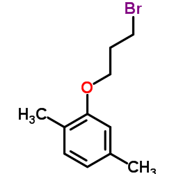 1-溴-3-(2 5-二甲基苯氧基)-丙烷结构式
