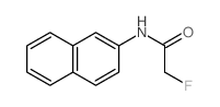 ACETAMIDE, 2-FLUORO-N-2-NAPHTHYL- Structure
