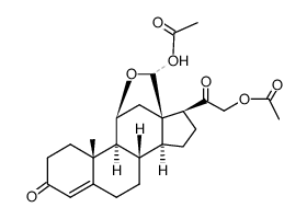 D-ALDOSTERONE 18,21-DIACETATE Structure