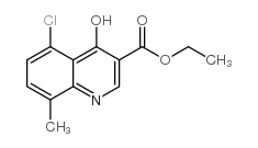 5-氯-4-羟基-8-甲基喹啉-3-羧酸乙酯图片