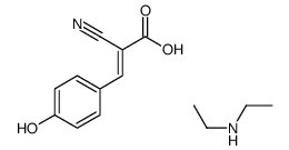 α-氰-4-羟基肉桂酸二乙胺盐结构式