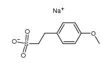sodium 4-methoxy-β-phenethylsulfonate Structure