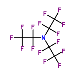 Tris(pentafluoroethyl)amine Structure