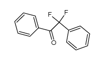 α-phenyl-α,α-difluoroacetophenone结构式