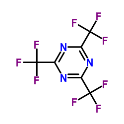 2,4,6-tris(trifluoromethyl)-sym-triazine Structure