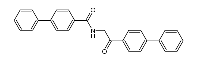 biphenyl-4-carboxylic acid (2-biphenyl-4-yl-2-oxo-ethyl)amide结构式