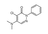 4-chloro-5-(dimethylamino)-2-phenylpyridazin-3-one Structure