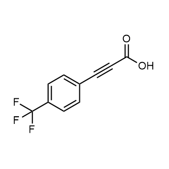 3-(4-(三氟甲基)苯基)丙炔酸结构式