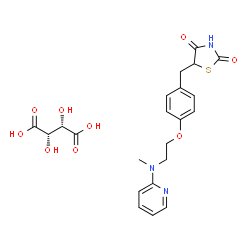 ROSIGLITAZONE D-TARTRATE结构式