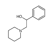 (+/-)-2-piperidino-1-phenylethanol Structure