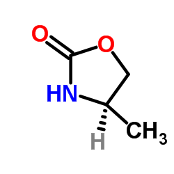 (R)-4-甲基-2-噁唑烷酮结构式