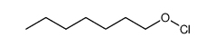 hypochlorous acid heptyl ester结构式