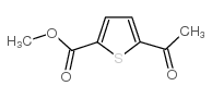 5-乙酰基-噻吩-2-羧酸甲酯结构式