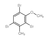 1,3,5-tribromo-2-methoxy-4-methylbenzene Structure