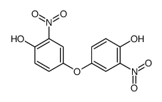 4-(4-hydroxy-3-nitrophenoxy)-2-nitrophenol结构式