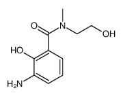 3-Amino-2-hydroxy-N-(2-hydroxyethyl)-N-methylbenzamide Structure