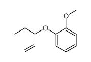 1-methoxy-2-(pent-1-en-3-yloxy)benzene Structure