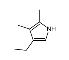 4-ethyl-2,3-dimethyl-1H-pyrrole结构式