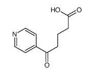 5-oxo-5-pyridin-4-ylpentanoic acid结构式