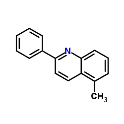 5-甲基-2-苯基喹啉结构式